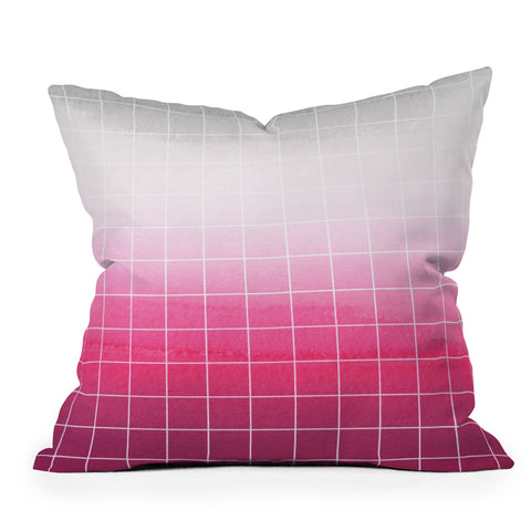 Iveta Abolina Raspberry Juice Outdoor Throw Pillow