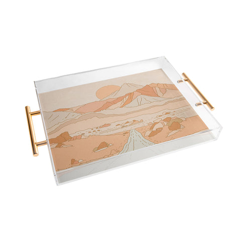Iveta Abolina Roadtrip No 1 Acrylic Tray