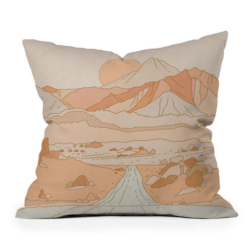 Iveta Abolina Roadtrip No 1 Outdoor Throw Pillow