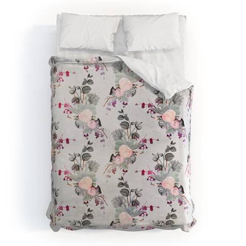 Iveta Abolina Rose Blush Duvet Cover
