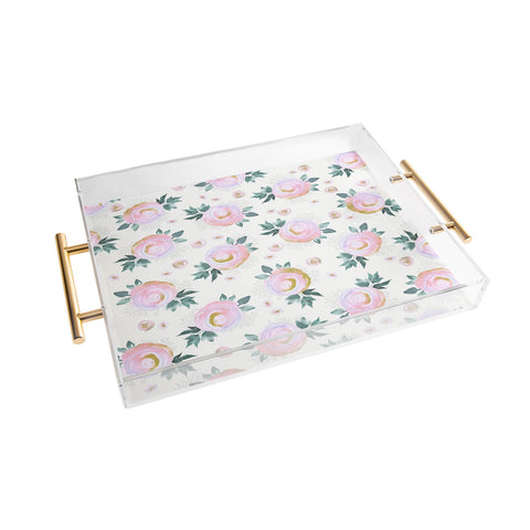 Iveta Abolina Rose Taffy Acrylic Tray