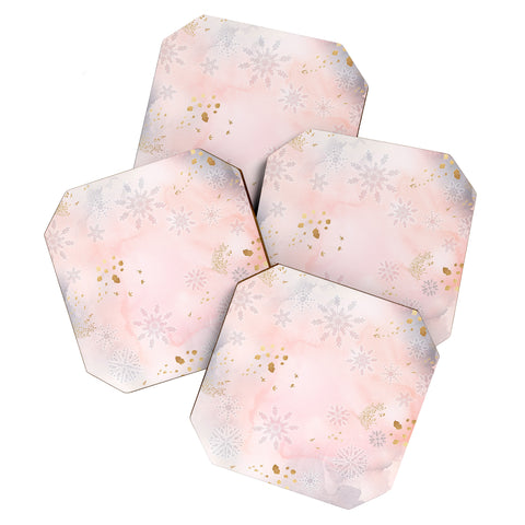 Iveta Abolina Rose Winterland Coaster Set