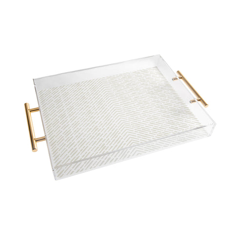 Iveta Abolina Roux Cream Acrylic Tray
