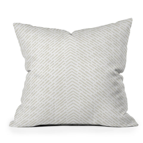 Iveta Abolina Roux Cream Outdoor Throw Pillow
