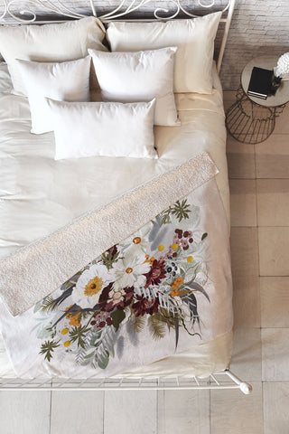 Iveta Abolina Ruby Autumn Fleece Throw Blanket