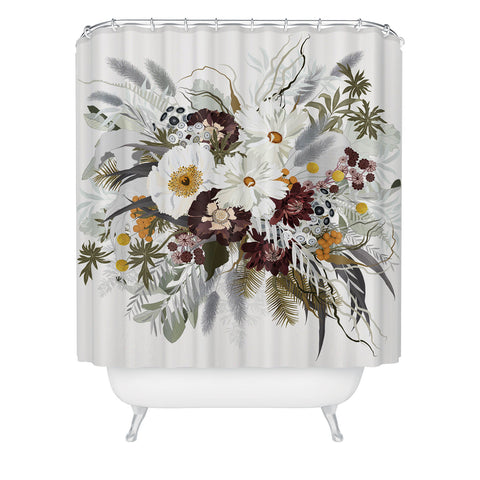 Iveta Abolina Ruby Autumn Shower Curtain