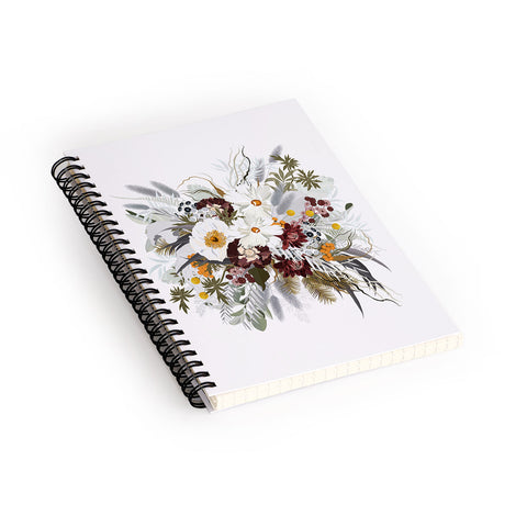 Iveta Abolina Ruby Autumn Spiral Notebook