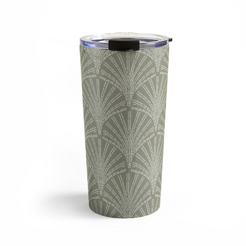 Iveta Abolina Scallop Fan Sage Travel Mug