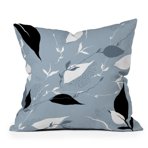 Iveta Abolina Scandi Ice Blue Outdoor Throw Pillow