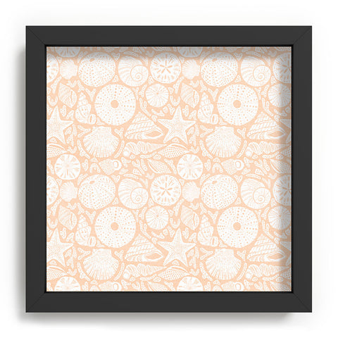 Iveta Abolina Sea Shells Coral Recessed Framing Square
