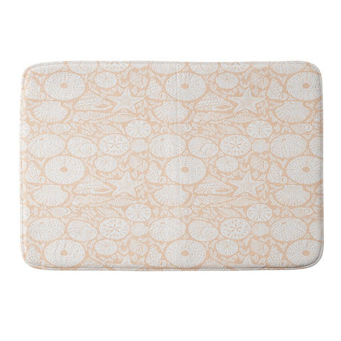 Iveta Abolina Sea Shells Coral Memory Foam Bath Mat