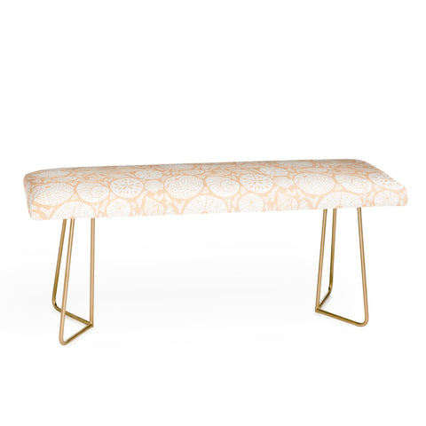 Iveta Abolina Sea Shells Coral Bench
