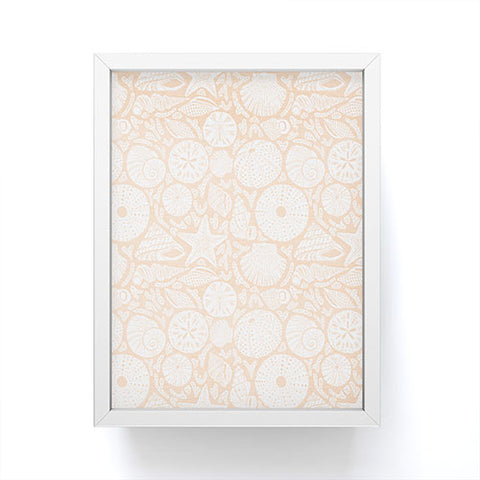 Iveta Abolina Sea Shells Coral Framed Mini Art Print