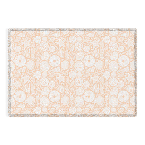 Iveta Abolina Sea Shells Coral Outdoor Rug