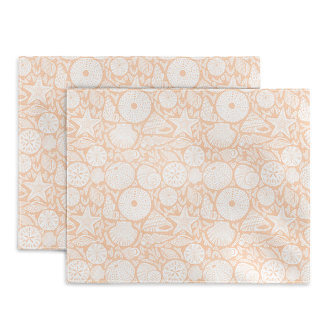 Iveta Abolina Sea Shells Coral Placemat