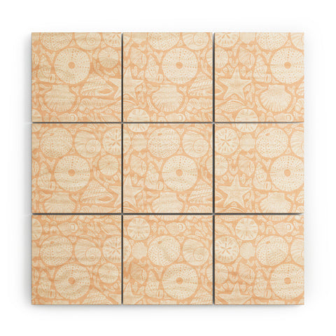 Iveta Abolina Sea Shells Coral Wood Wall Mural