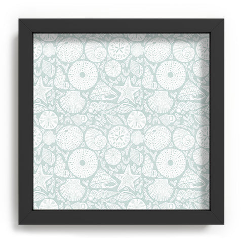Iveta Abolina Sea Shells Sage Recessed Framing Square