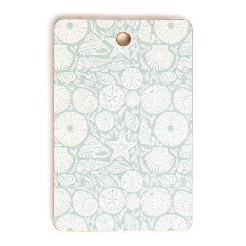 Iveta Abolina Sea Shells Sage Cutting Board Rectangle