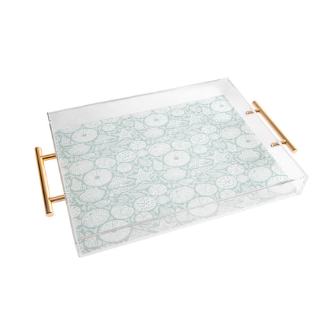 Iveta Abolina Sea Shells Sage Acrylic Tray