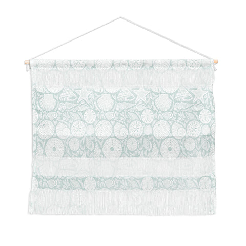 Iveta Abolina Sea Shells Sage Wall Hanging Landscape