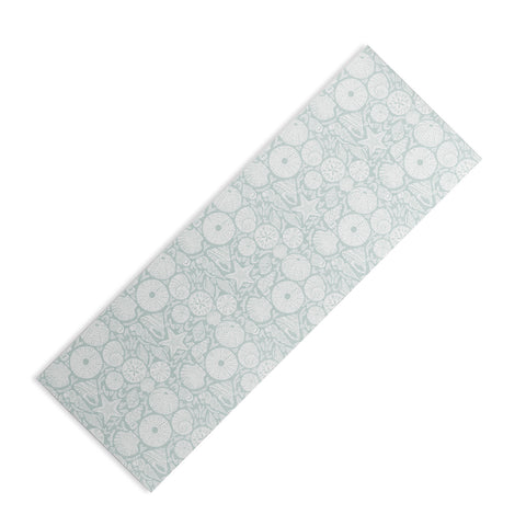 Iveta Abolina Sea Shells Sage Yoga Mat