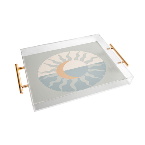 Iveta Abolina Seafoam Sunset Acrylic Tray