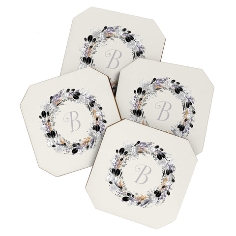 Iveta Abolina Silver Dove B Coaster Set
