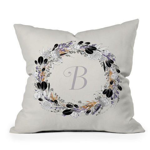 Iveta Abolina Silver Dove B Outdoor Throw Pillow