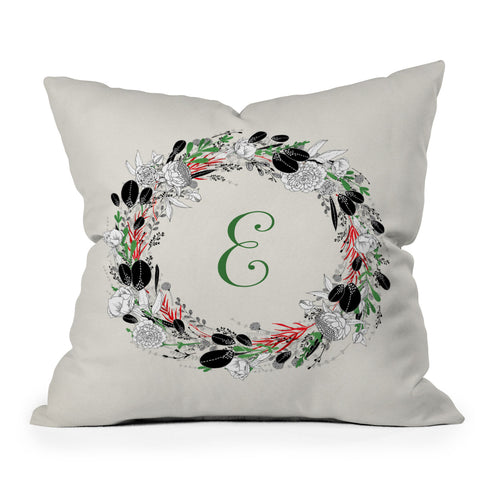 Iveta Abolina Silver Dove Christmas E Outdoor Throw Pillow