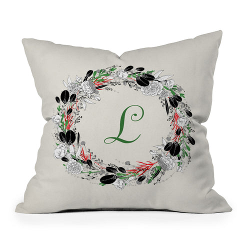 Iveta Abolina Silver Dove Christmas L Outdoor Throw Pillow
