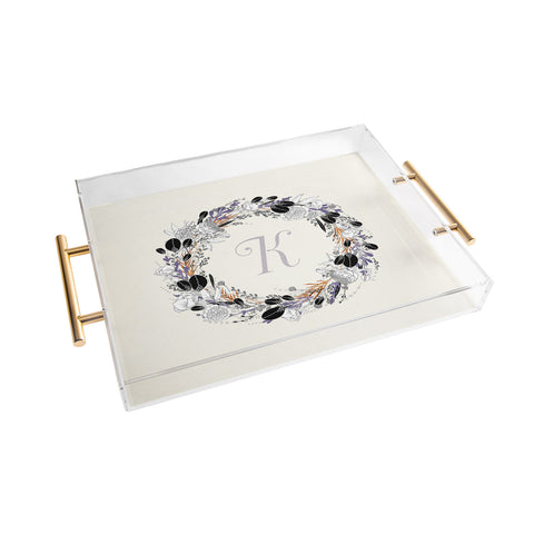 Iveta Abolina Silver Dove K Acrylic Tray