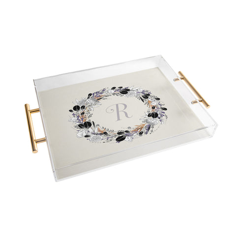 Iveta Abolina Silver Dove R Acrylic Tray