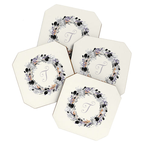 Iveta Abolina Silver Dove T Coaster Set