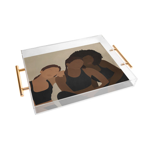 Iveta Abolina Sisters Acrylic Tray