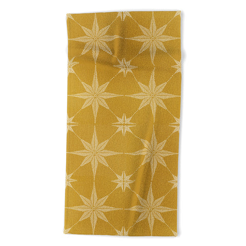 Iveta Abolina Starlight Dijon Beach Towel