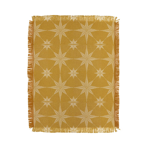 Iveta Abolina Starlight Dijon Throw Blanket