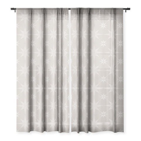 Iveta Abolina Starlight Grey Sheer Window Curtain