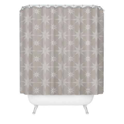 Iveta Abolina Starlight Grey Shower Curtain