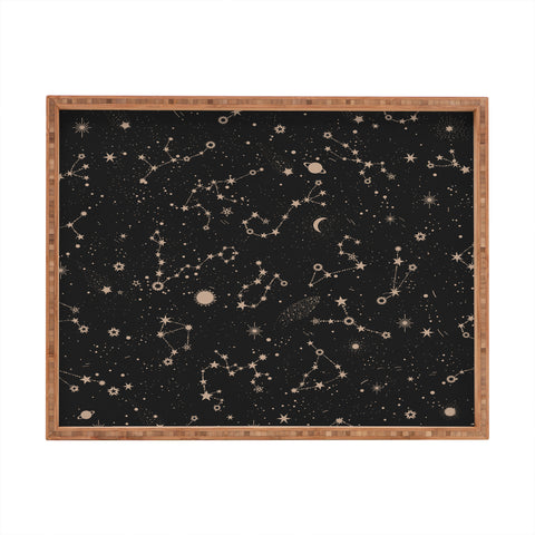 Iveta Abolina Starry Night I Rectangular Tray