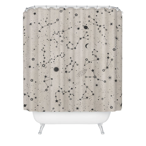 Iveta Abolina Starry Night II Shower Curtain