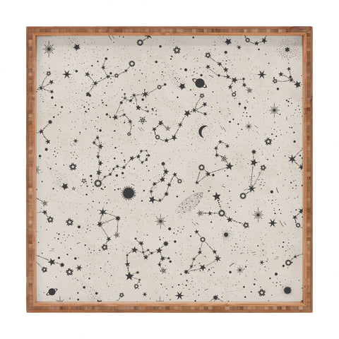 Iveta Abolina Starry Night II Square Tray