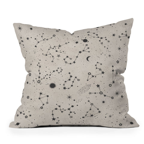 Iveta Abolina Starry Night II Outdoor Throw Pillow