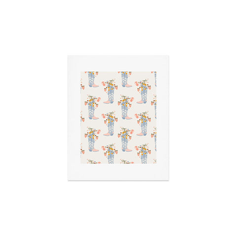 Iveta Abolina Strawberries in my Blue Boots Art Print