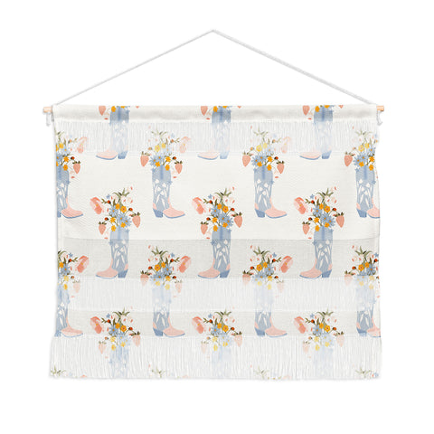 Iveta Abolina Strawberries in my Blue Boots Wall Hanging Landscape