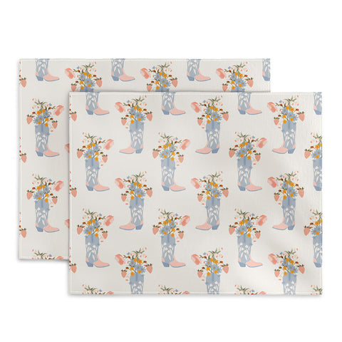 Iveta Abolina Strawberries in my Blue Boots Placemat