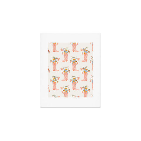 Iveta Abolina Strawberries in my Pink Boots Art Print