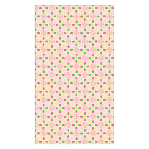 Iveta Abolina Strawberry Crochet Yellow Tablecloth