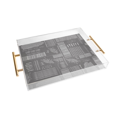 Iveta Abolina Study in Gray VI Acrylic Tray