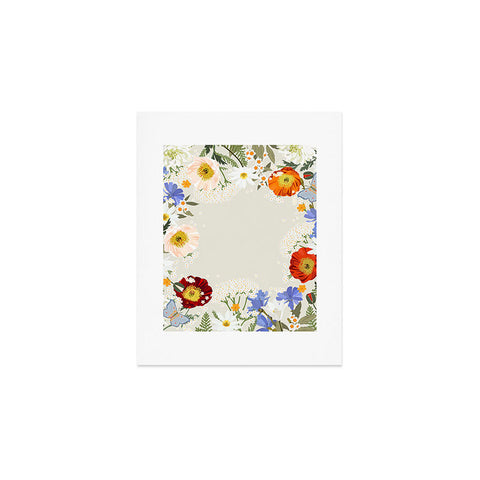 Iveta Abolina Summer Blooms Soft Sage Art Print