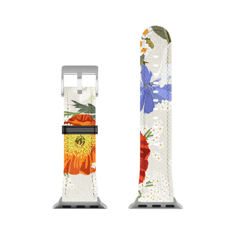 Iveta Abolina Summer Blooms Soft Sage Apple Watch Band